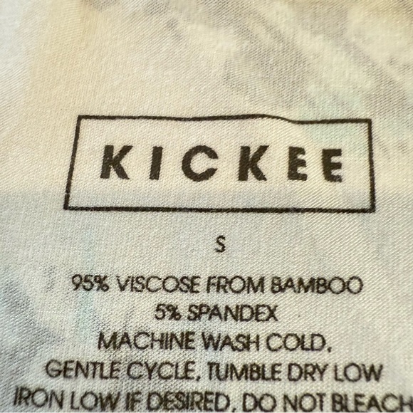 Kickee Pants Tee Shirt in Natural Soccer Splash Print, Short Sleeve Women's, SzS - Picture 2 of 10